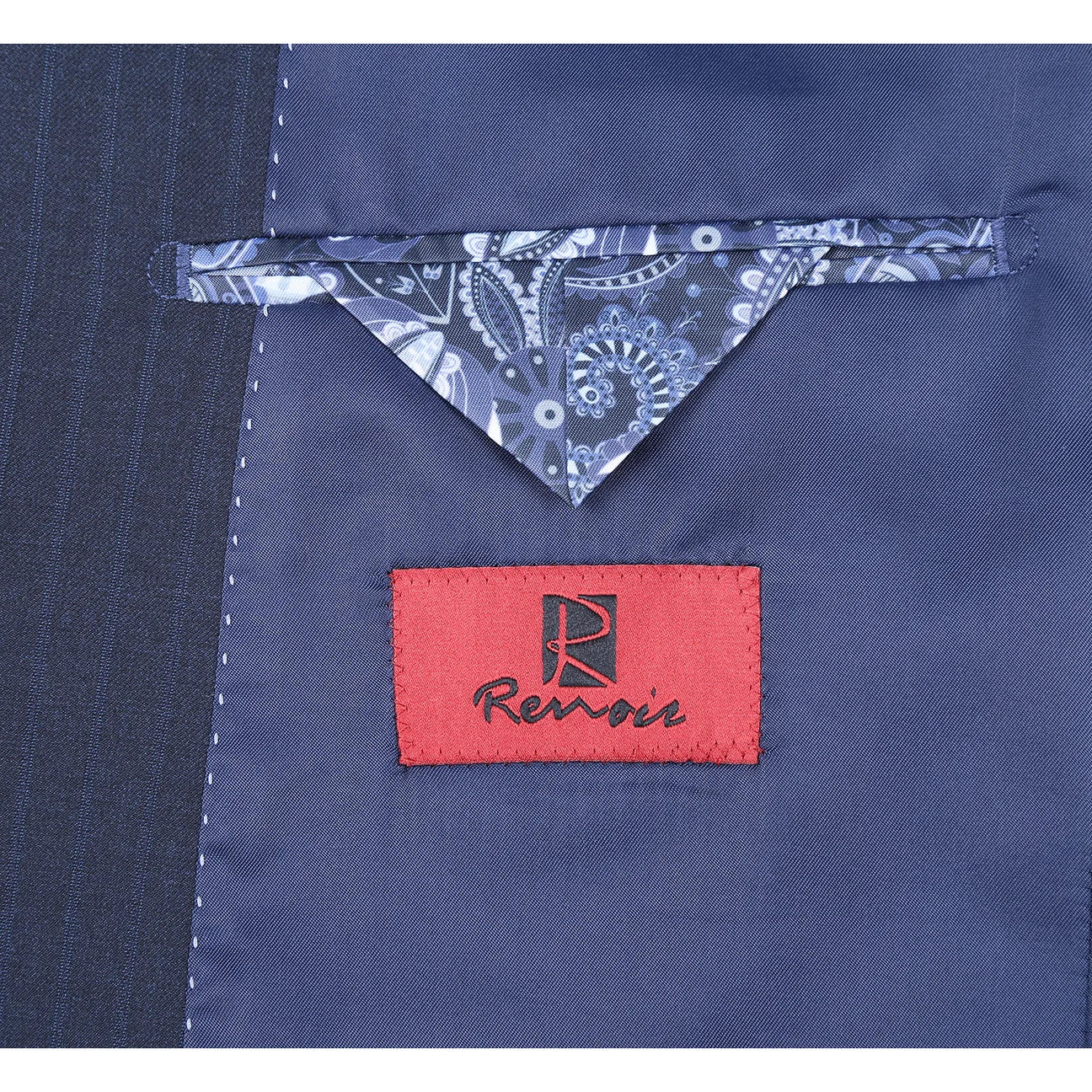 Prestige Navy Pinstripe Suit