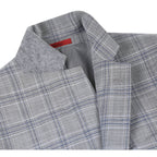 Classic Fit Checked Suit Jacket