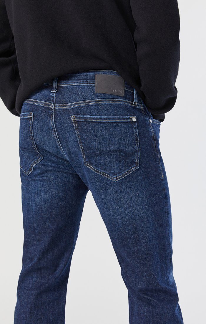 Marcus Slim Straight Leg Jeans - Deep Organic Move