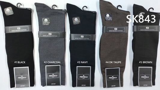 Mercerized Cotton Piattelli Socks