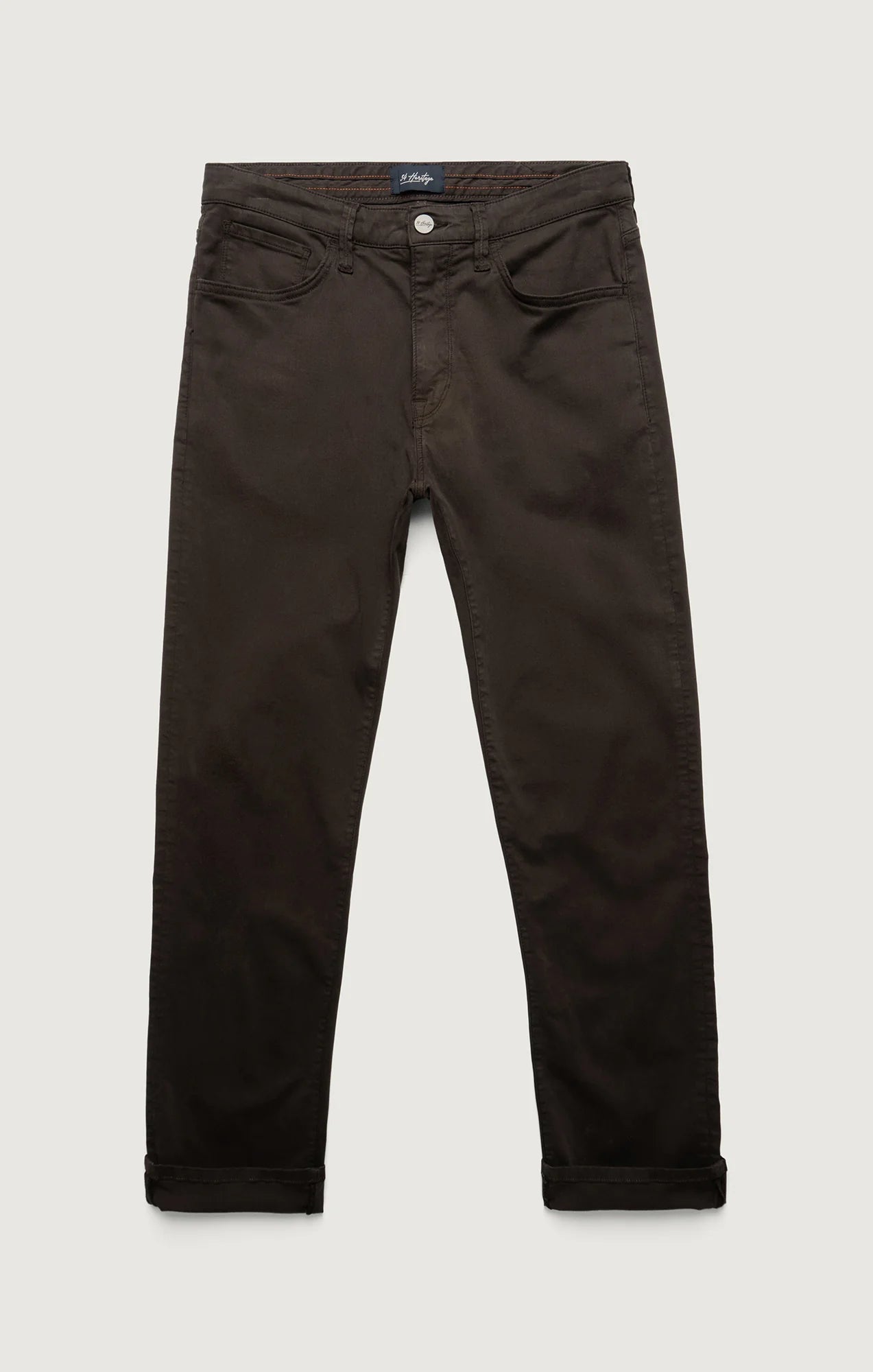 Charisma Relaxed Straight Pants in Brunette Twill