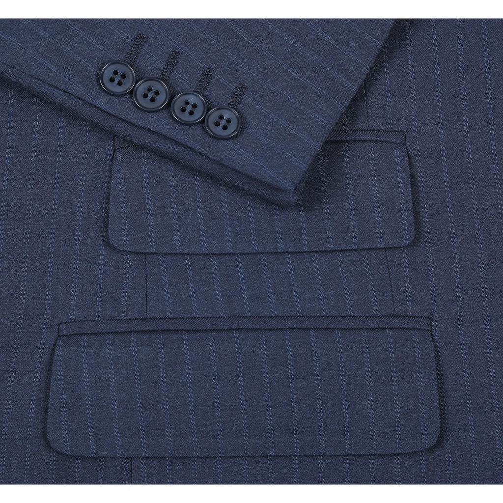Prestige Navy Pinstripe Suit