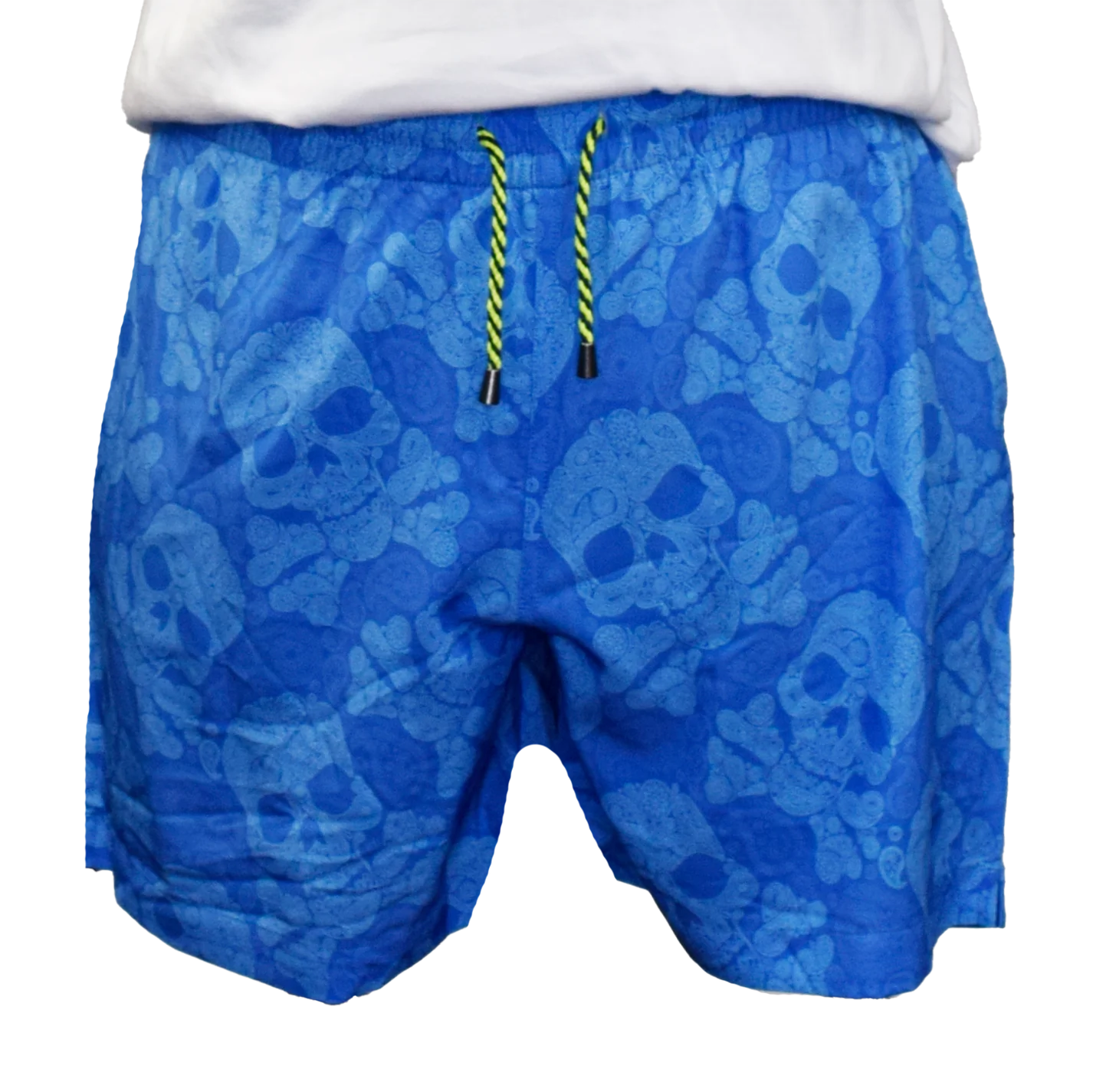 Paisley Skull Swim Trunks