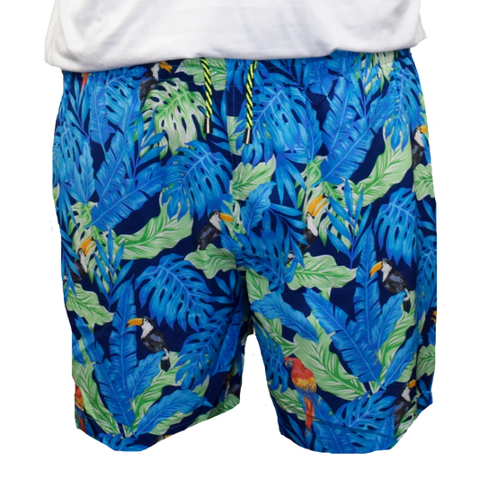 Tropical Bird Swim Trunks