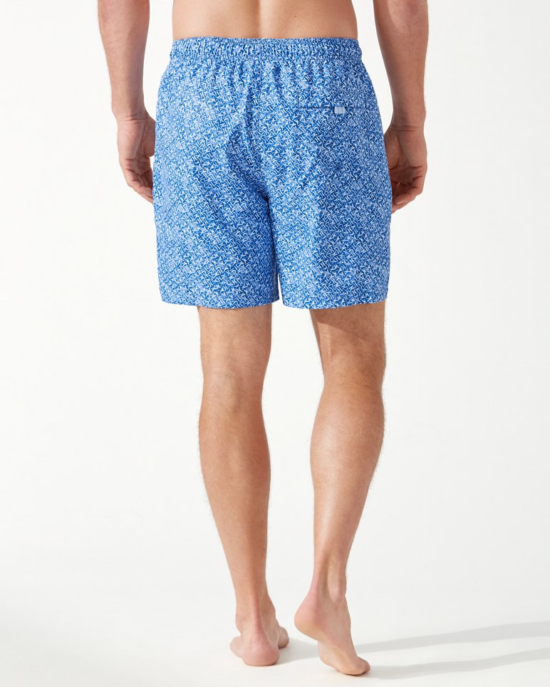 Naples Crescent Wave Swim Trunks