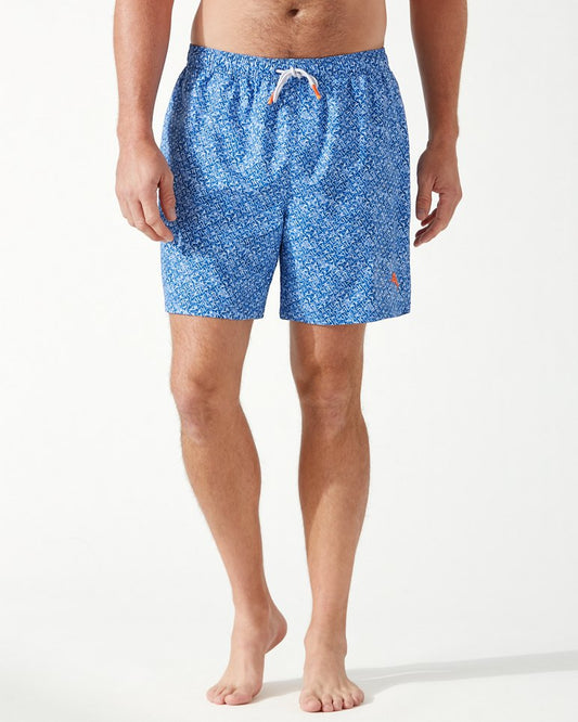 Naples Crescent Wave Swim Trunks