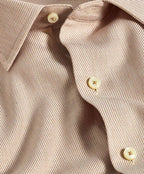 Oatmeal Cotton-Cashmere Sport Shirt