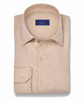 Oatmeal Cotton-Cashmere Sport Shirt