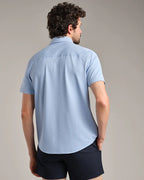 Commuter Seersucker Short Sleeve Button Down