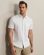 Commuter Seersucker Short Sleeve Button Down