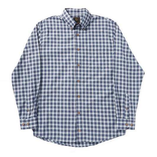 Melange Twill Check Long Sleeve