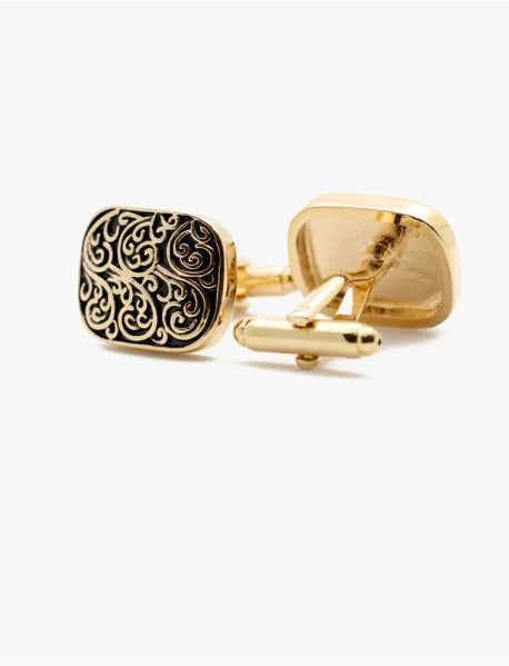 Gold Filigree Cufflinks