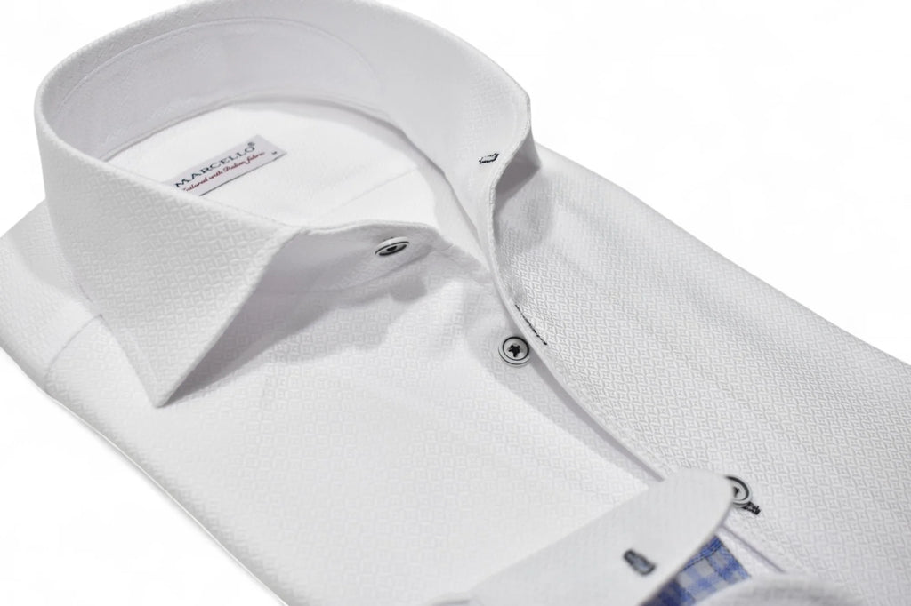 Manhattan White Diamond Shirt Sport Shirt