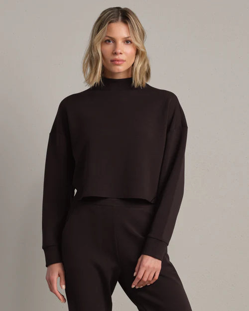 DreamGlow Cropped Mock Neck