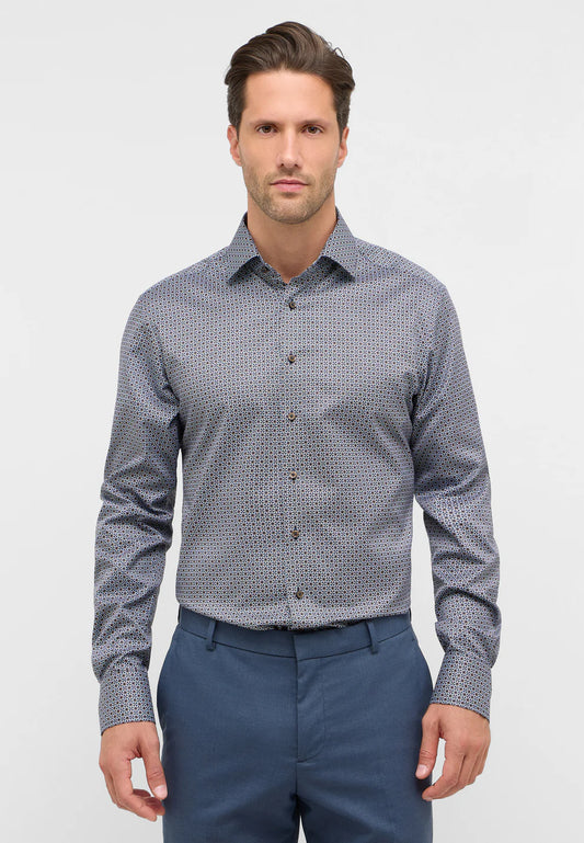 Premium Printed Twill Dress Shirt