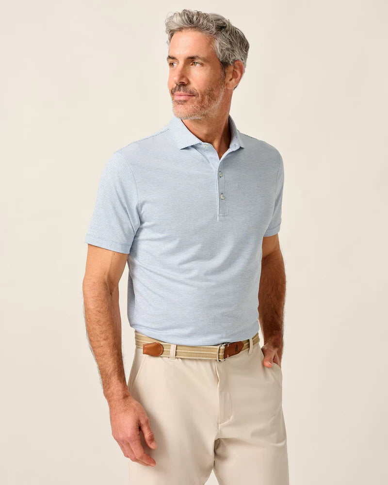 Performance Jersey Polo - Lyndonn Stripe