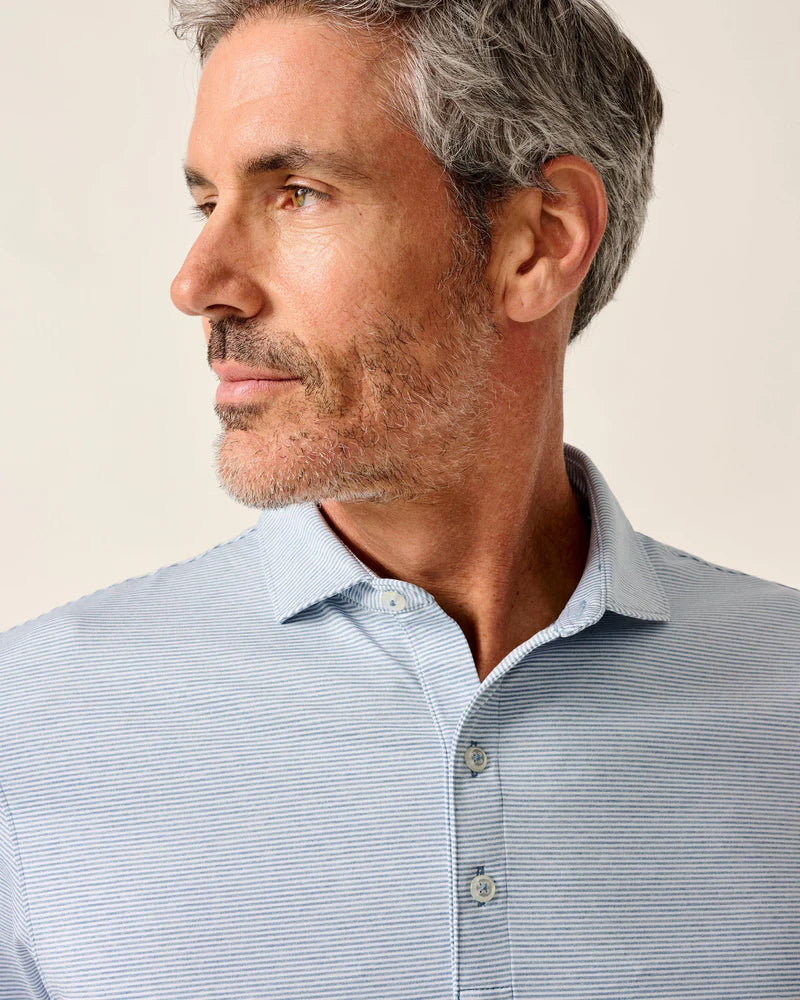 Performance Jersey Polo - Lyndonn Stripe