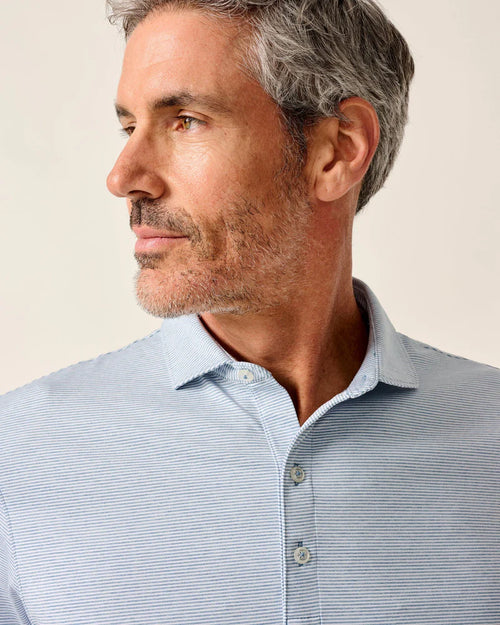 Performance Jersey Polo - Lyndonn Stripe