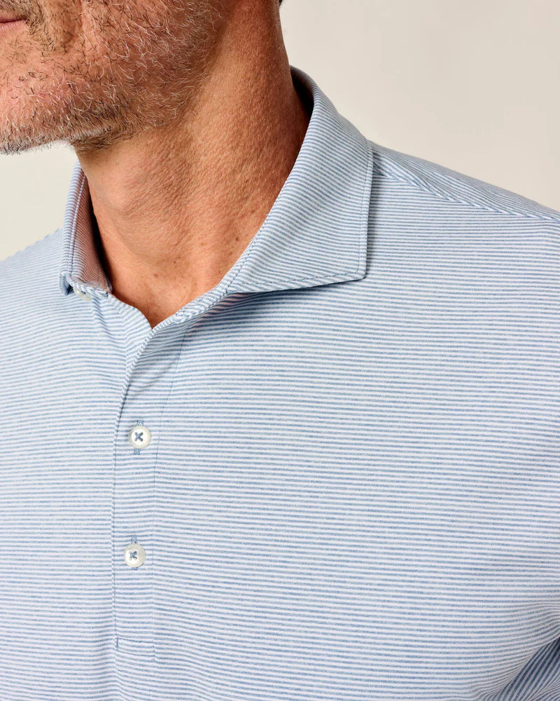 Performance Jersey Polo - Lyndonn Stripe