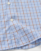 Natural Performance Button Down Shirt - Chestnut Pane