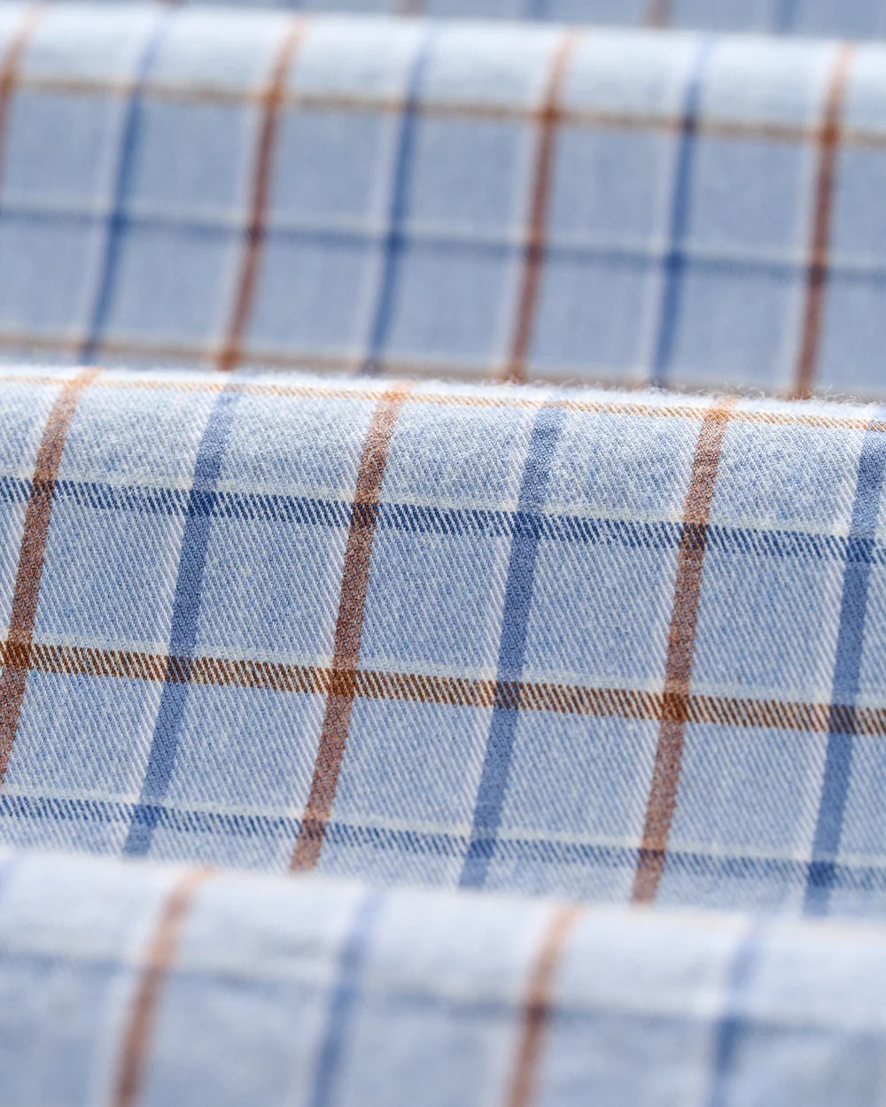 Natural Performance Button Down Shirt - Chestnut Pane