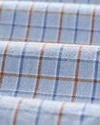 Natural Performance Button Down Shirt - Chestnut Pane