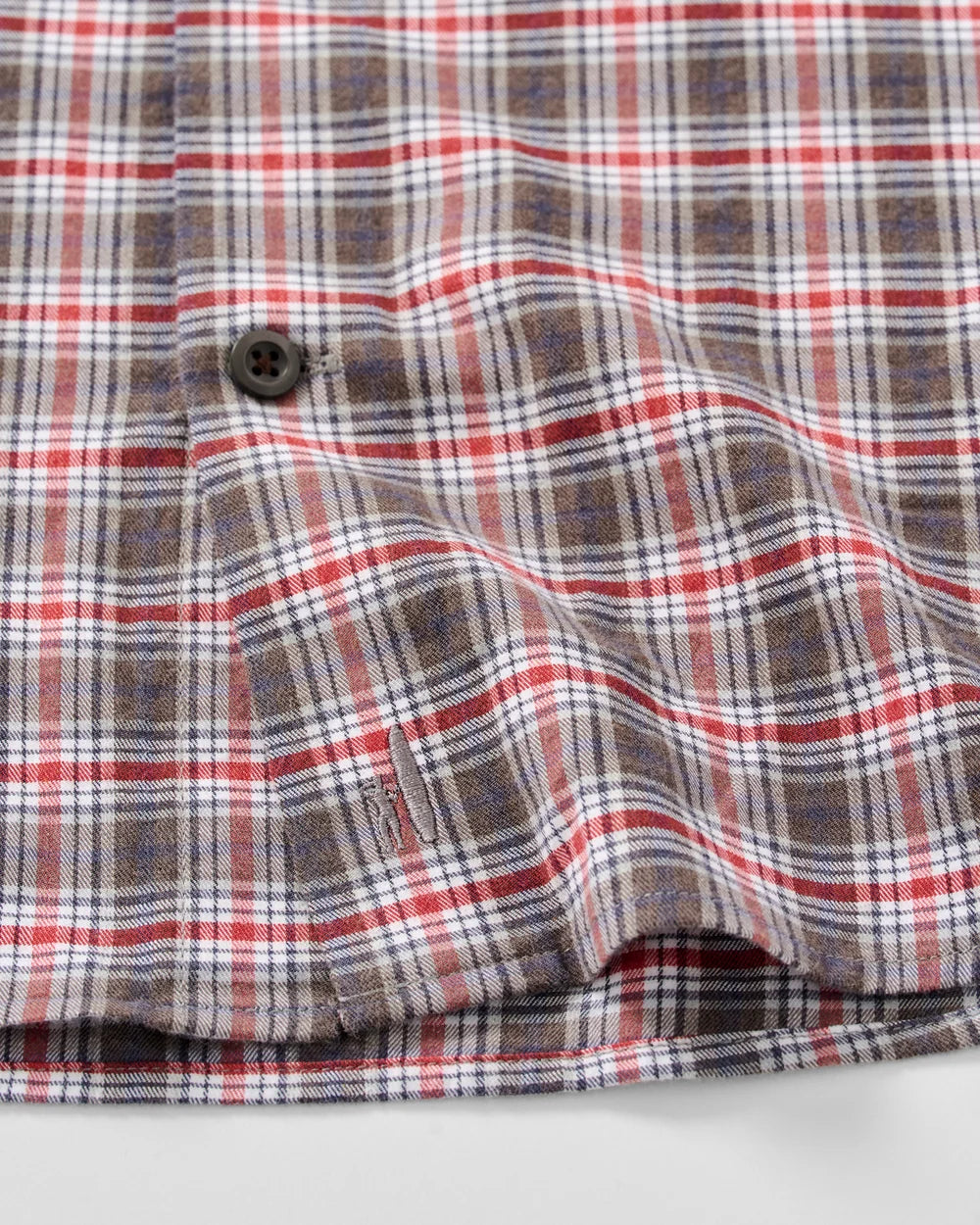 Performance Flannel Button Down Shirt - Lane Forest Pane