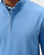 Hoppin Ribbed Knit Performance Quarter Zip Pullover
