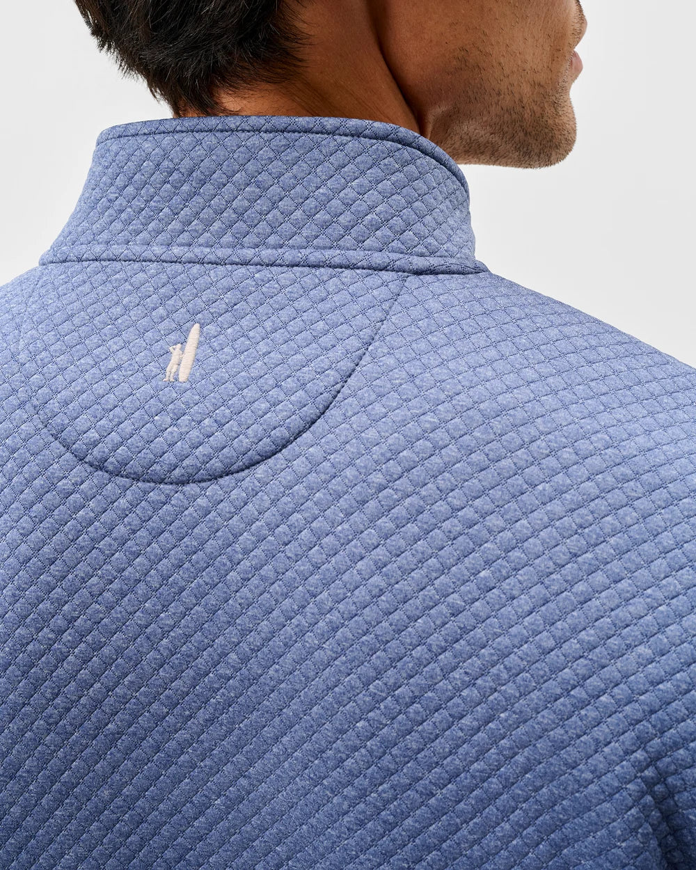 Rockwells Diamond-Quilted Henley Pullover