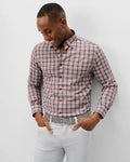Performance Flannel Button Down Shirt - Lane Forest Pane