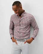 Performance Flannel Button Down Shirt - Lane Forest Pane