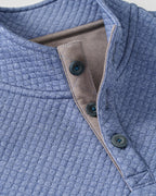 Rockwells Diamond-Quilted Henley Pullover