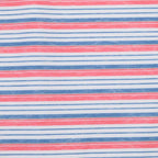 Heather Stripe Print Polo