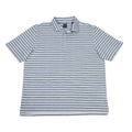 Heather Stripe Print Polo