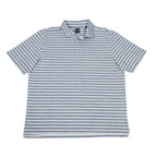 Heather Stripe Print Polo