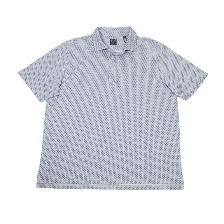 Heather Geo Print Polo