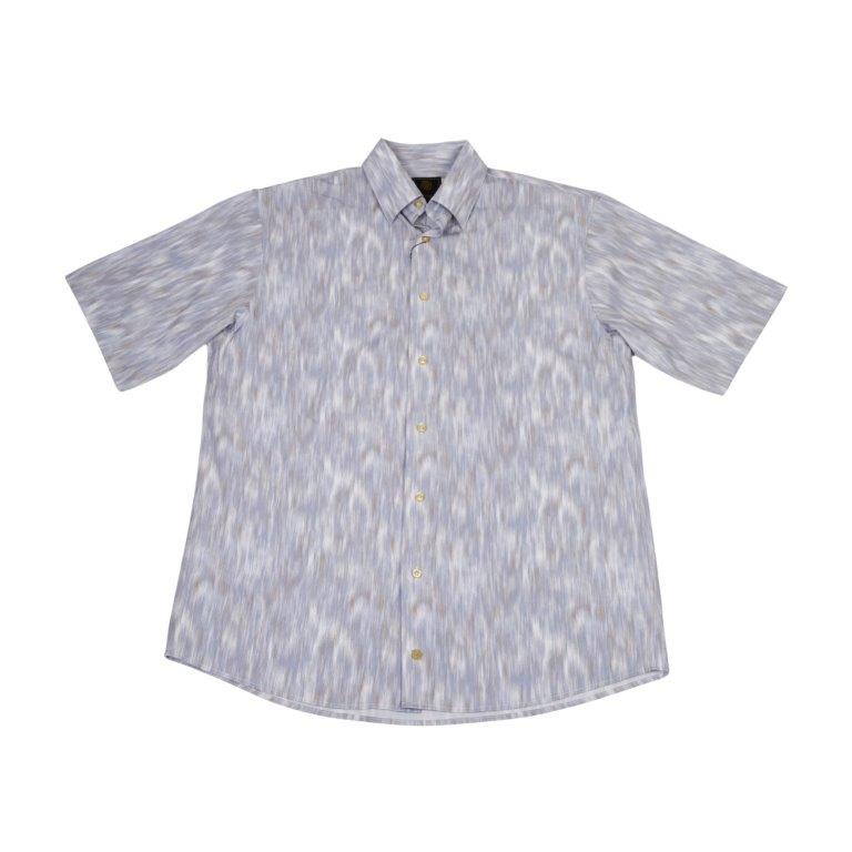 Watercolor Print Camp Shirt