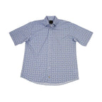 Textured Print Camp Shirt