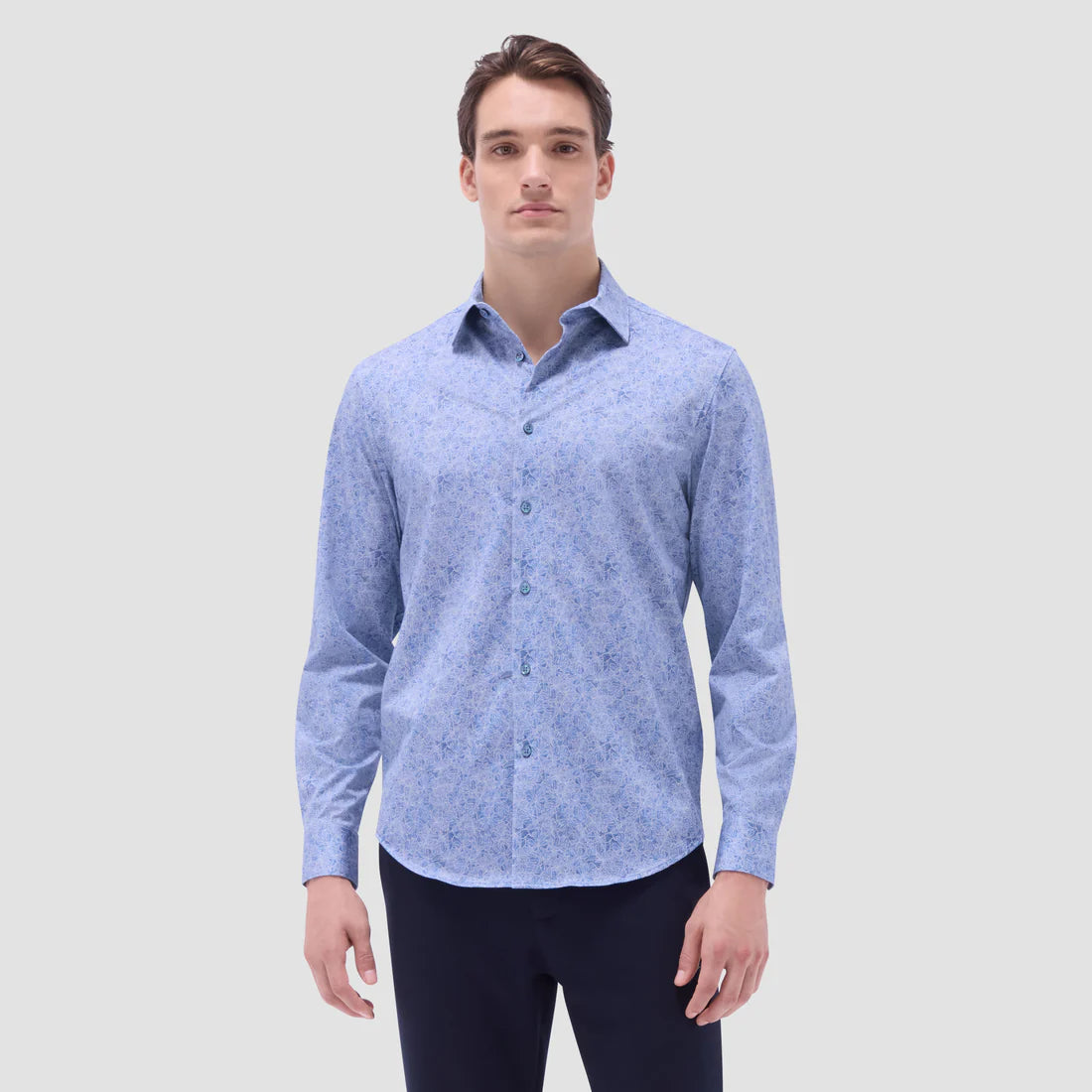 James Leaf Print OoohCotton Shirt