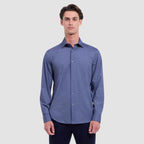Jimmy  Double-Sided Geometric & Leaf Print OoohCotton Shirt