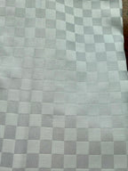 Tonal White Checkerboard Sport Shirt