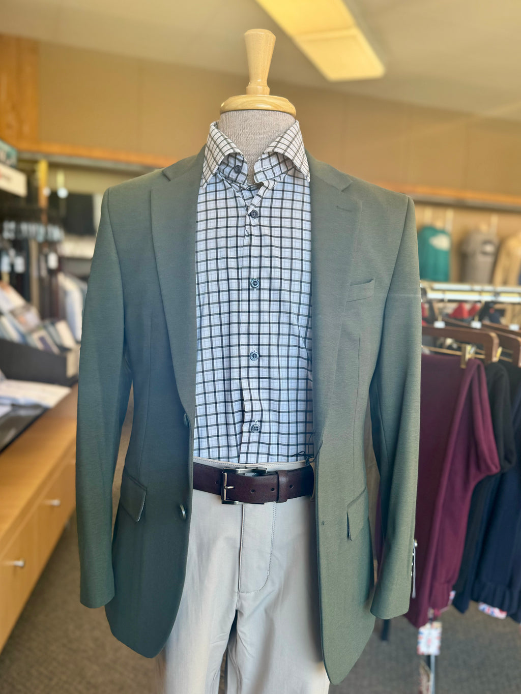 Active Stretch Sport Coat - Green