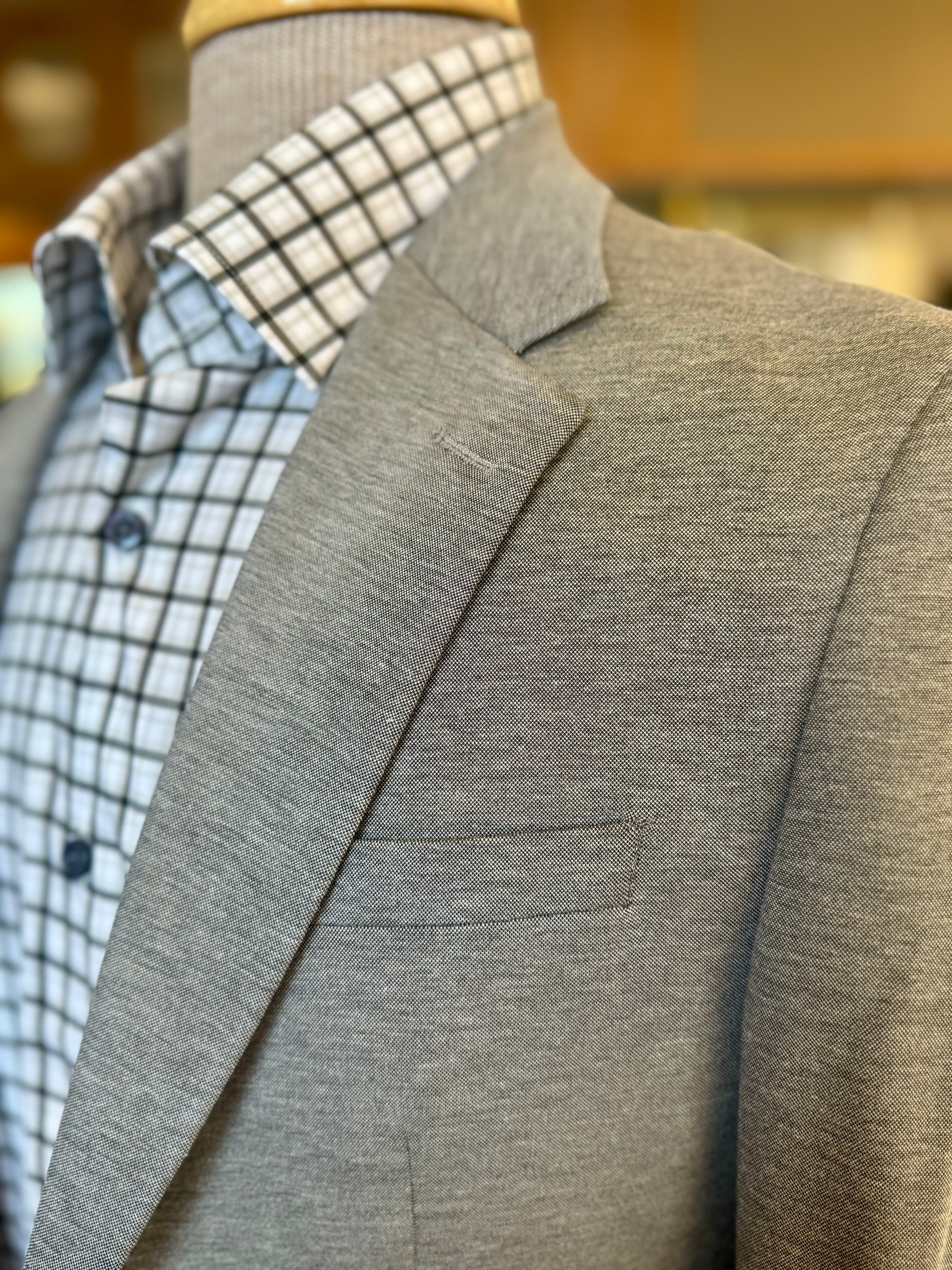 Active Stretch Sport Coat - Medium Grey