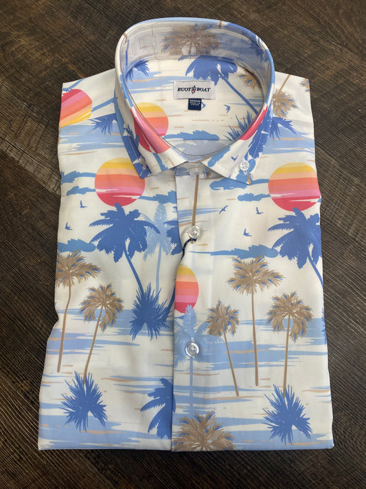 Bouy & Bay Short Sleeve Island Paradise Shirt