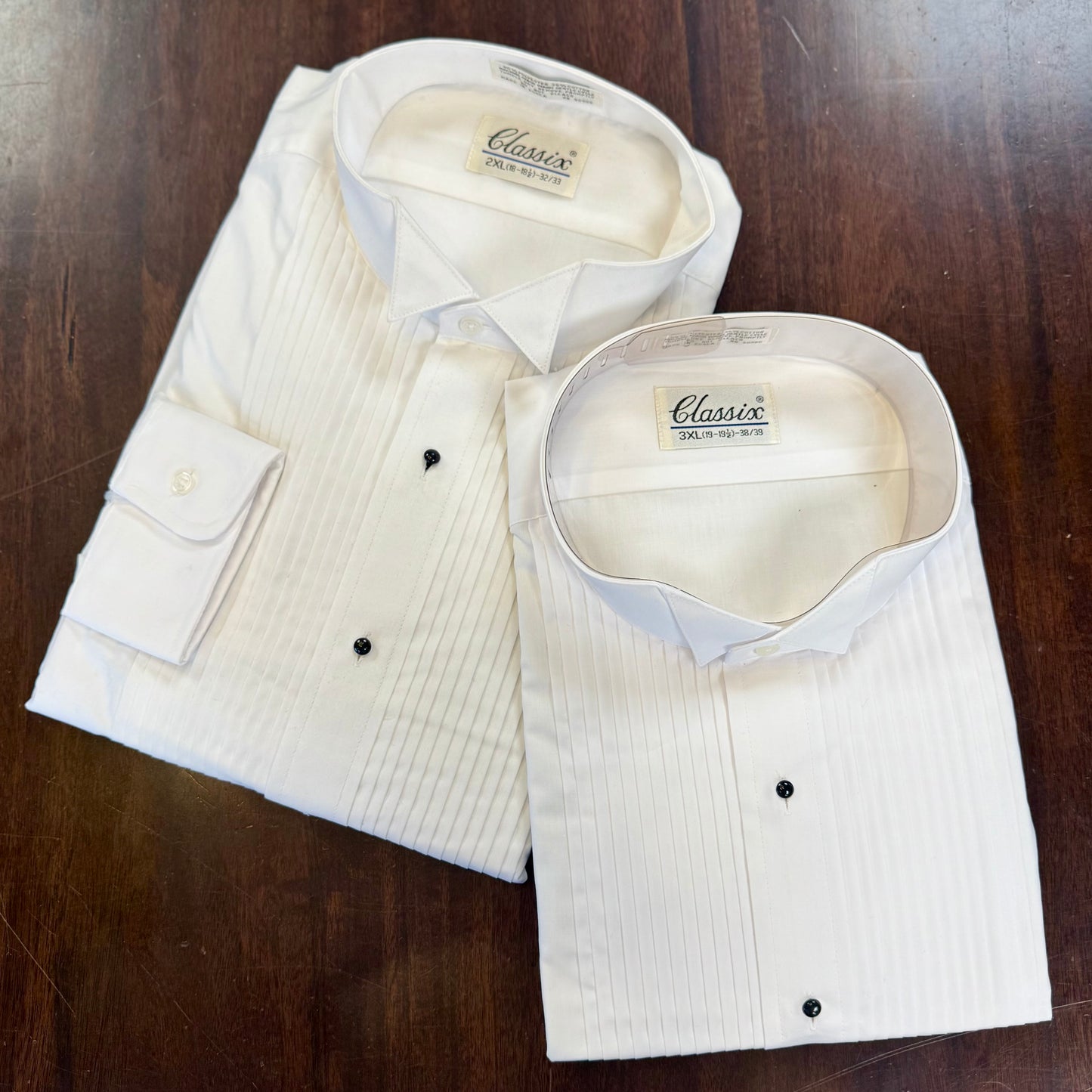 Classix Pleated Tuxedo Shirt