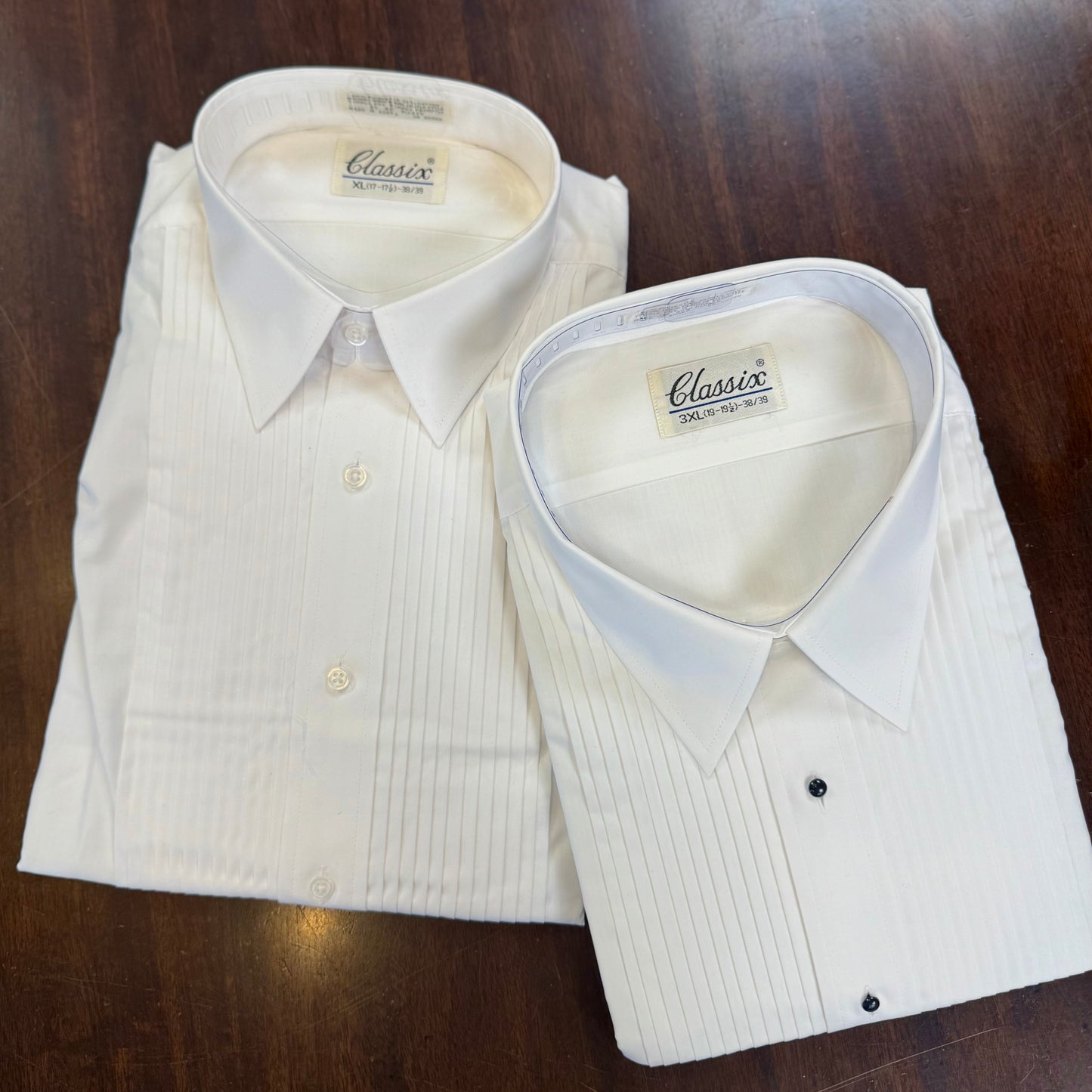 Classix Pleated Tuxedo Shirt