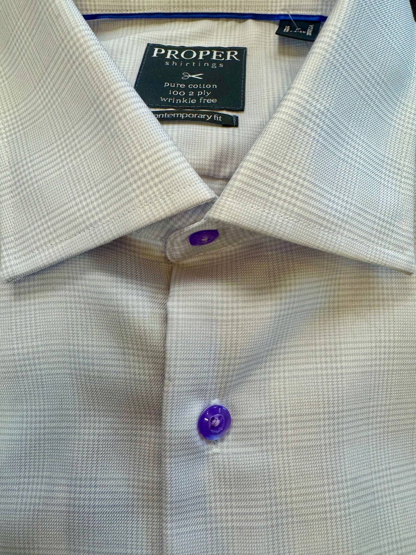 Proper Contemporary Fit Dress Shirt Lavender