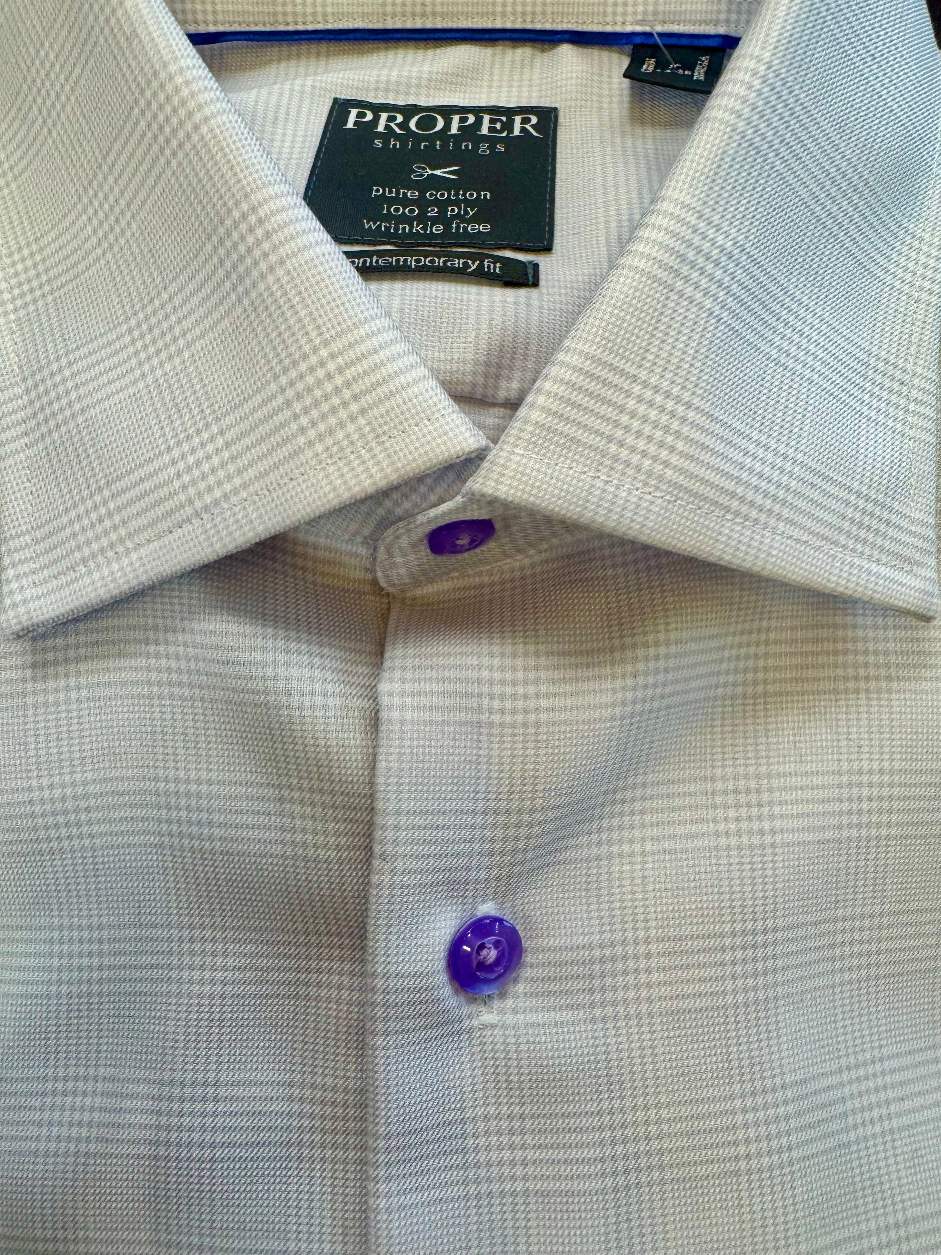 Proper Contemporary Fit Dress Shirt Lavender