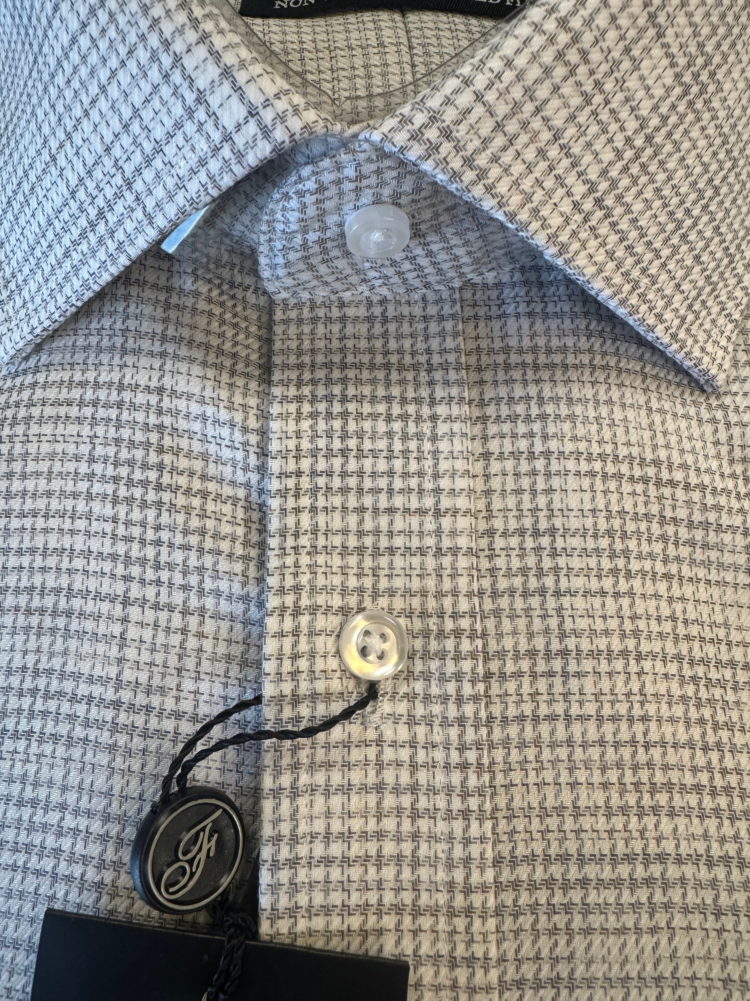 Variegated Check Dress Shirt