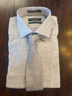 Variegated Check Dress Shirt